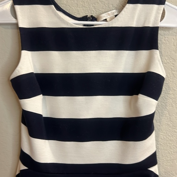 Boston Proper Woman’s Navy Blue & White Striped Mini Dress. Size 8 women's - Picture 2 of 6